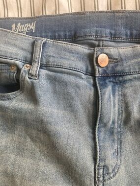 Mens Light Blue Relaxed Fit Jeans by Mossy